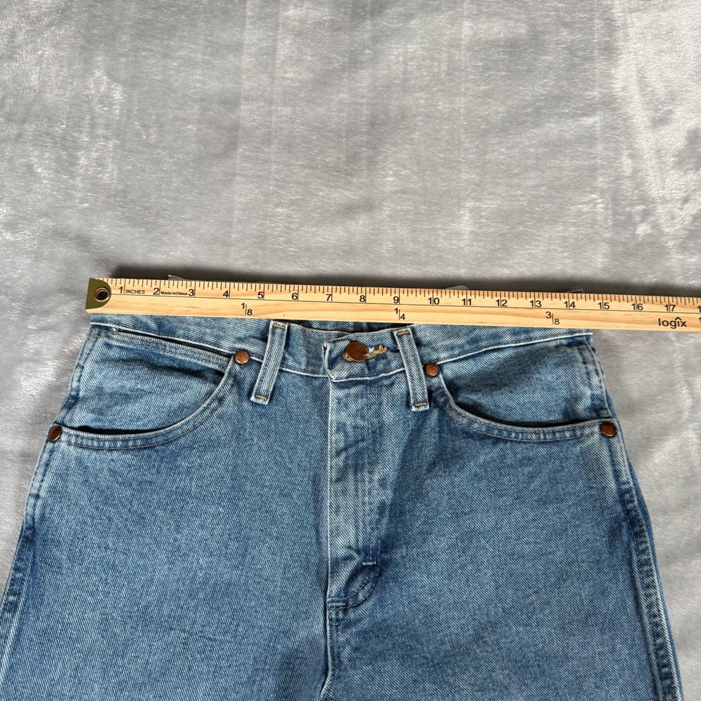 Wrangler Cowboy Cut Slim Jeans Mens 28x30 Light Wash A102 NEW - Picture 7 of 11